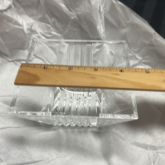 TIFFANY & CO. Metropolis Crystal small candy/trinket dish, made in Italy - Picture 3 of 8